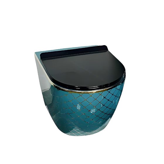 LT-450W-GID-GDBU3 black wall-hung-toilets