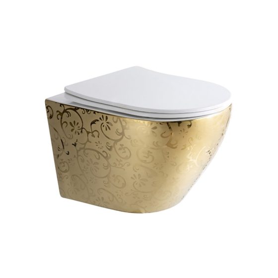 LT-450W-GID-GW1 gold wall-hung-toilets