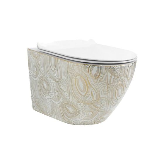 LT-450W-GID-GW2 patterned wall-hung-toilets