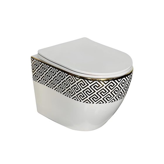LT-450W-GID-WG14 patterned wall-hung-toilets