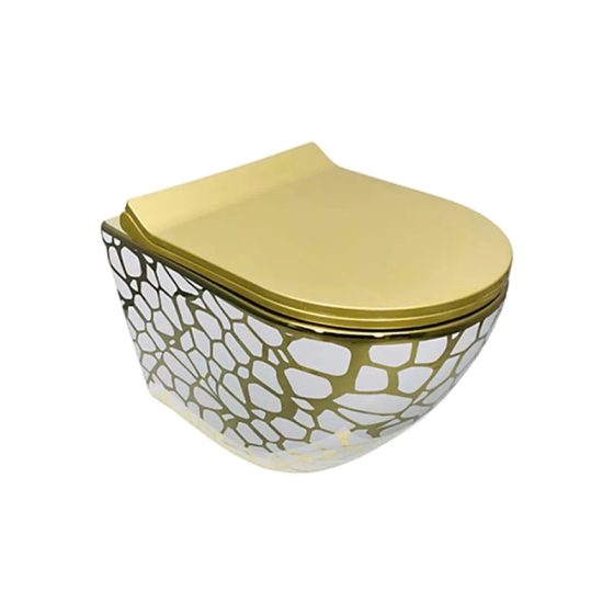 LT-450W-GID-WG2 gold wall-hung-toilets