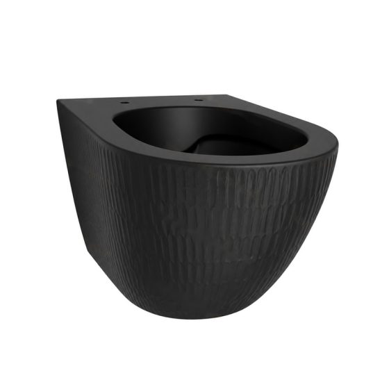 LT-450W-M-BL1 black wall-hung-toilets