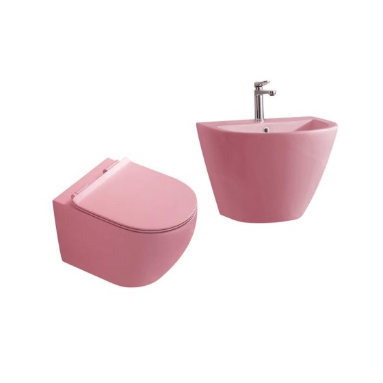 LT-450W-M-LP------LT-501-M-LP white wall-hung-toilet-suites