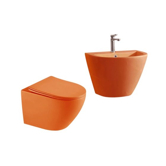 LT-450W-M-O-----LT-501-M-O white wall-hung-toilet-suites