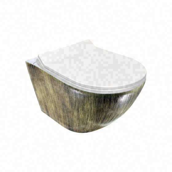 LT-450W-SE-BRW2 gold wall-hung-toilets