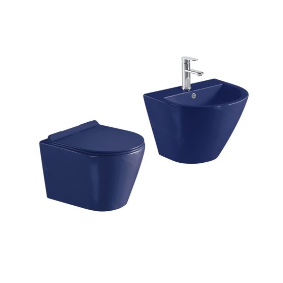 LT-452W-CG-SB-----LT-501-CG-SB white wall-hung-toilet-suites