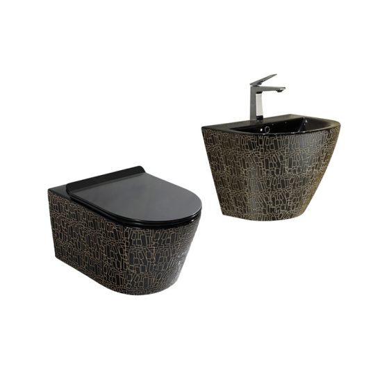 LT-452W-GI-BLG1------LT-501-HE-BL2 white wall-hung-toilet-suites