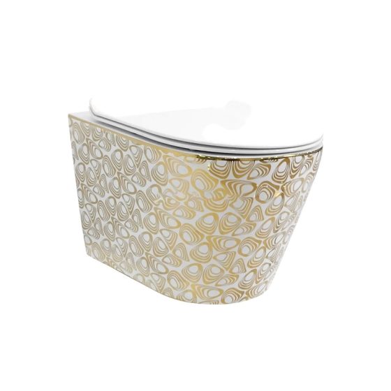 LT-452W-GID-GW4 patterned wall-hung-toilets