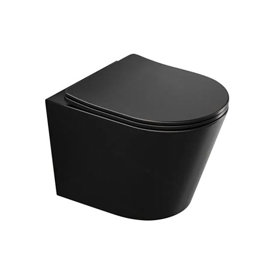 LT-452W-M-BL black wall-hung-toilets