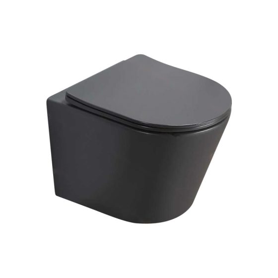 LT-452W-M-DG black wall-hung-toilets