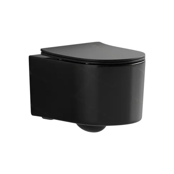 LT-453W-M-BL black wall-hung-toilets