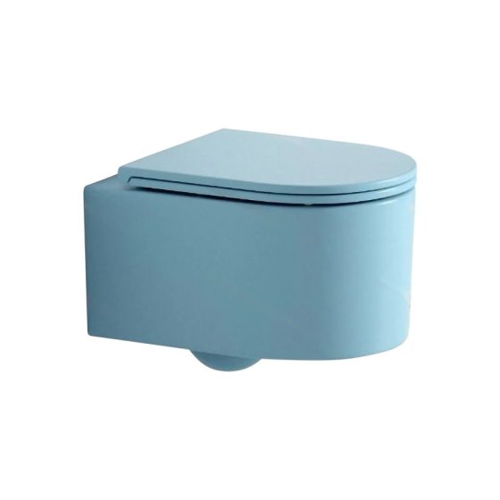 LT-453W-M-BU colored wall-hung-toilets