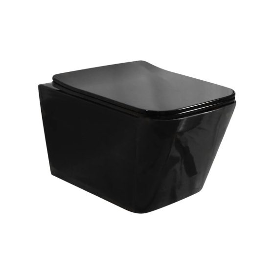 LT-454W-CG-BL black wall-hung-toilets