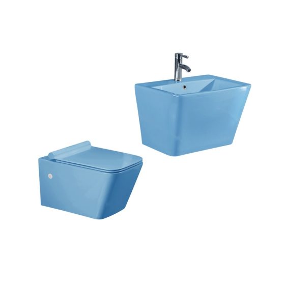 LT-454W-CG-BU-----LT-503-CG-BU white wall-hung-toilet-suites
