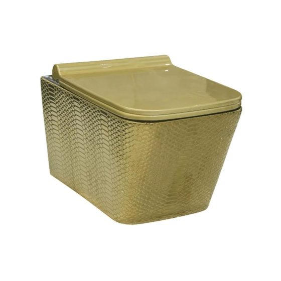 LT-454W-GI-PG2 gold wall-hung-toilets