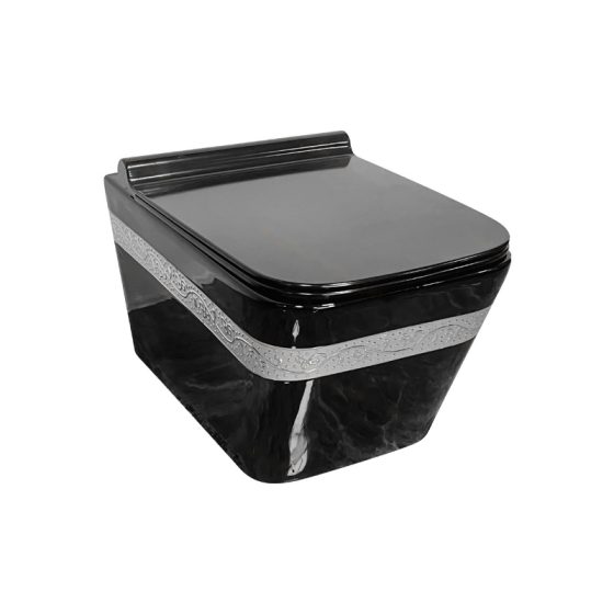 LT-454W-GID-BLSG10 black wall-hung-toilets