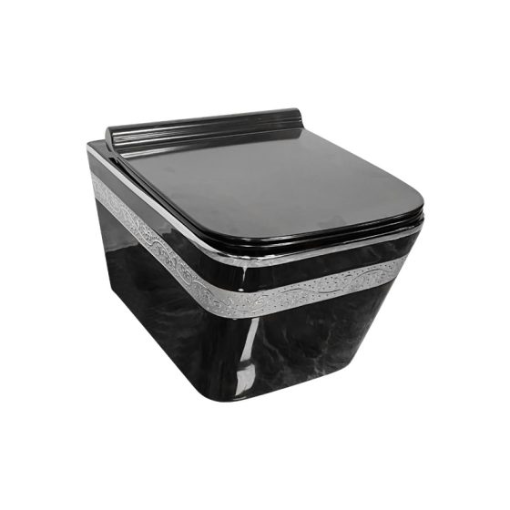 LT-454W-GID-BLSG9 black wall-hung-toilets