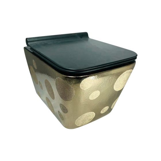 LT-454W-GID-G2 gold wall-hung-toilets