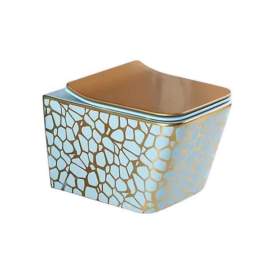 LT-454W-GID-GSC patterned wall-hung-toilets