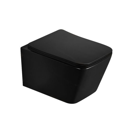 LT-454W-M-BL black wall-hung-toilets