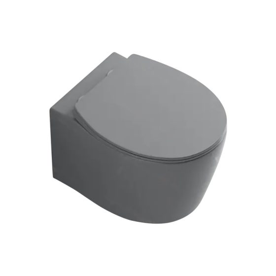 LT-455W-M-LG grey wall-hung-toilets