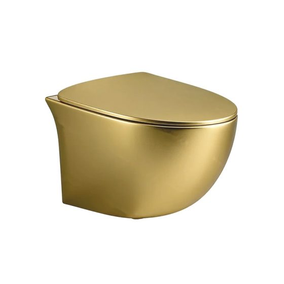 LT-463W-GID-G4 gold wall-hung-toilets