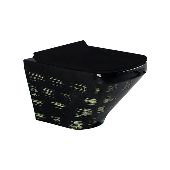 LT-467W-DP-BL1 black wall-hung-toilets