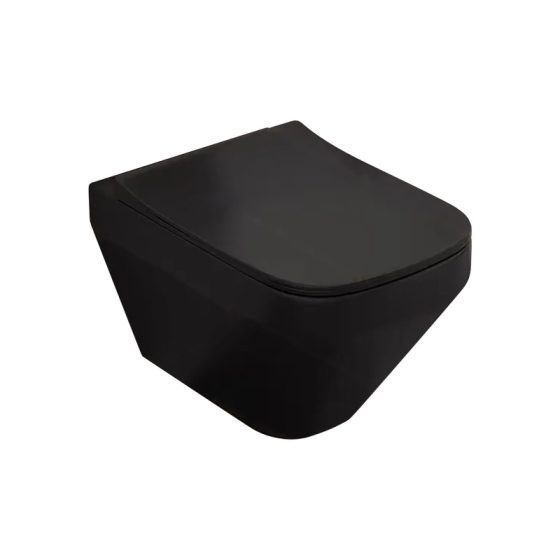 LT-467W-M-BL black wall-hung-toilets
