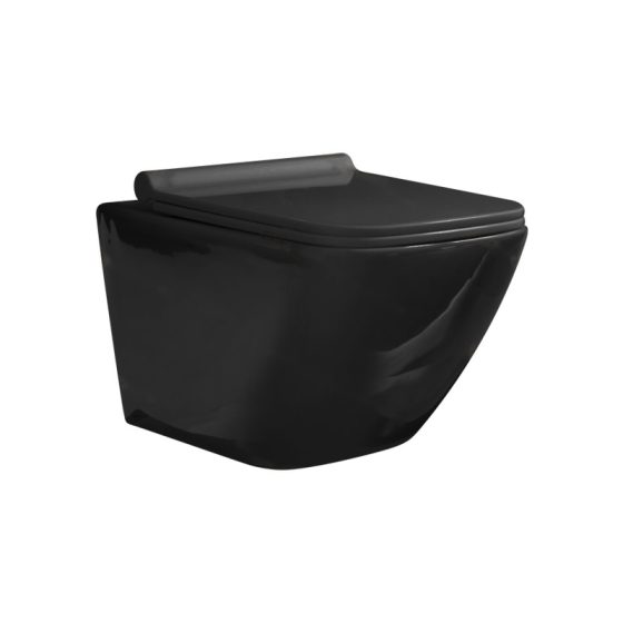 LT-469W-CG-BL black wall-hung-toilets