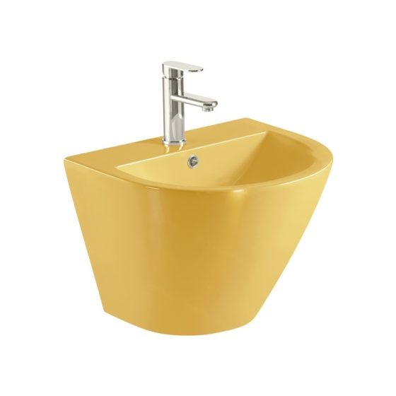 LT-501-CG-Y gold wall-hung-basins