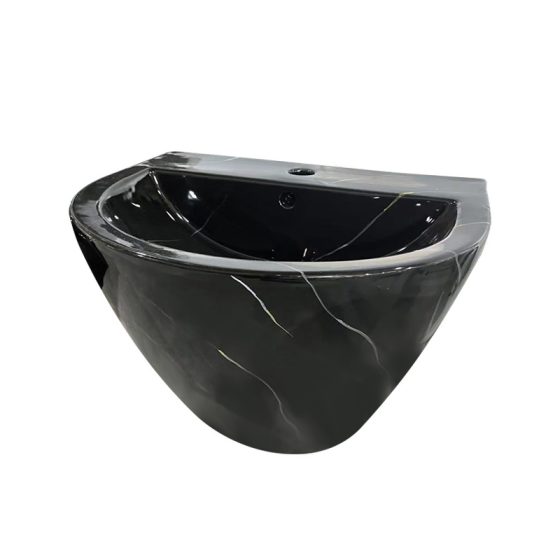 LT-501-DP-BL black wall-hung-basins