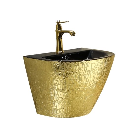 LT-501-HE-GBL1 gold wall-hung-basins