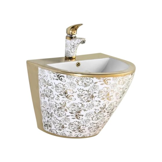 LT-501-HE-GW2 gold wall-hung-basins