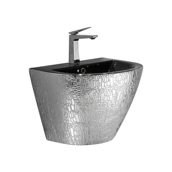 LT-501-HE-SBL1 patterned wall-hung-basins