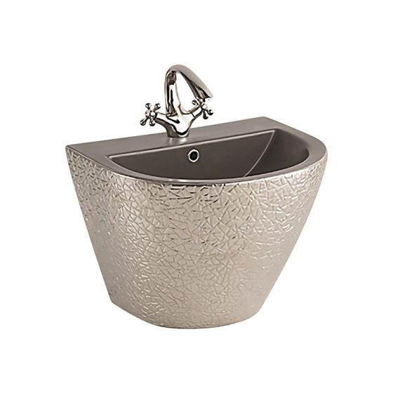 LT-501-HE-SGDG patterned wall-hung-basins