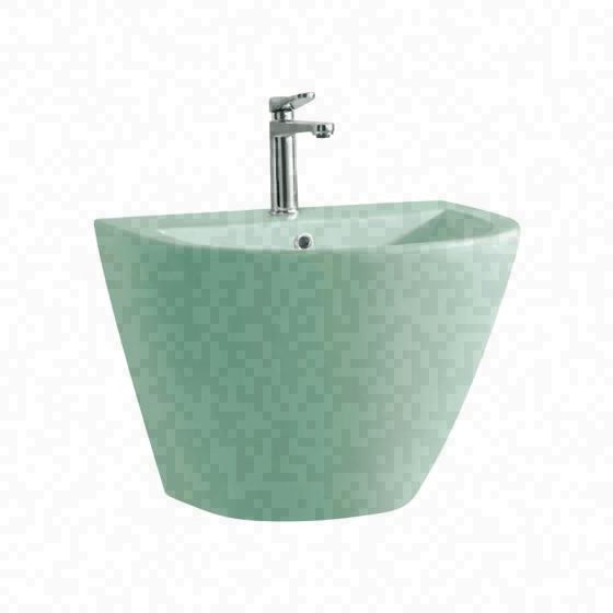 LT-501-M-AG patterned wall-hung-basins