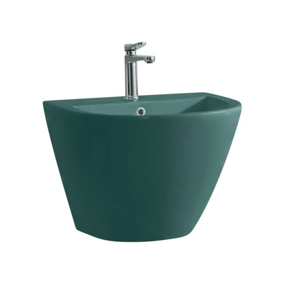 LT-501-M-BG colored wall-hung-basins