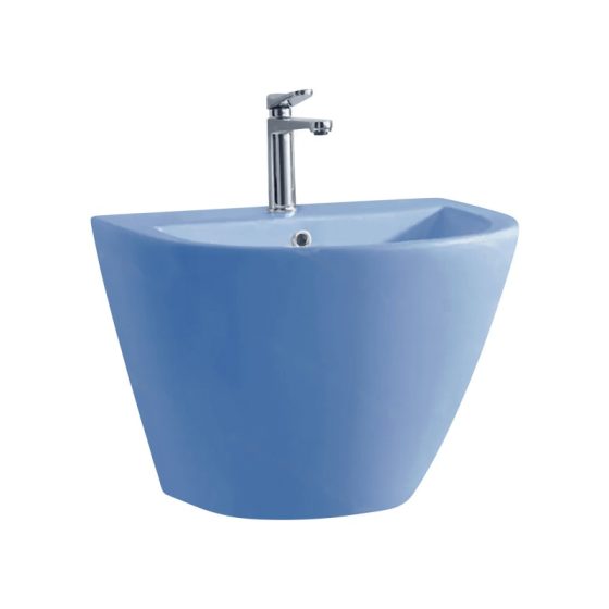 LT-501-M-BU colored wall-hung-basins
