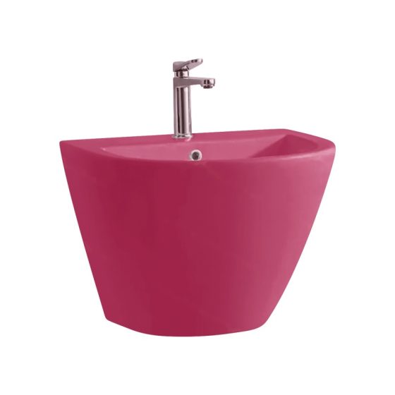 LT-501-M-PR colored wall-hung-basins