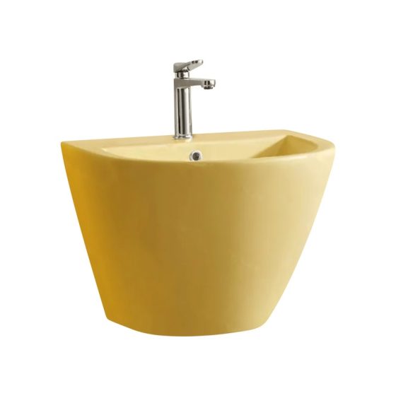 LT-501-M-Y gold wall-hung-basins