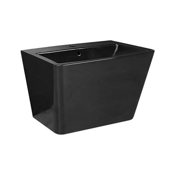 LT-503-CG-BL black wall-hung-basins