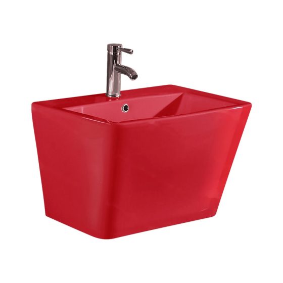 LT-503-CG-R colored wall-hung-basins