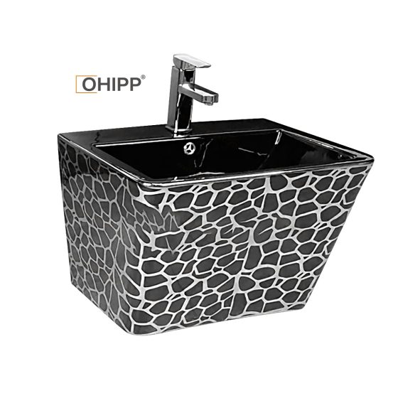 LT-503-GID-BLS black wall-hung-basins