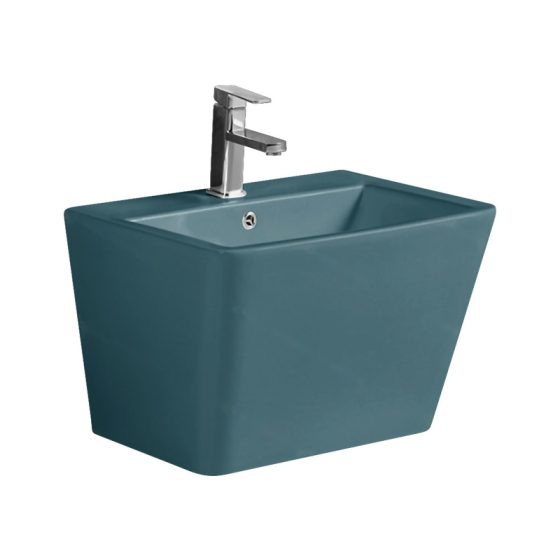 LT-503-M-BG colored wall-hung-basins