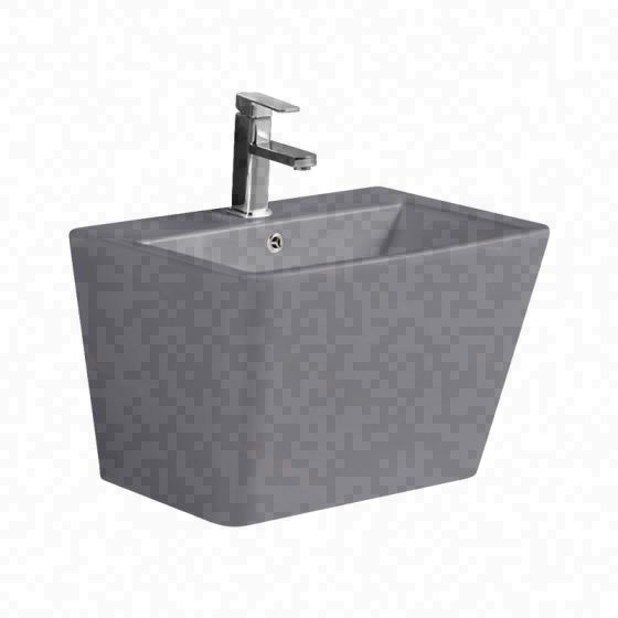 LT-503-M-LG grey wall-hung-basins