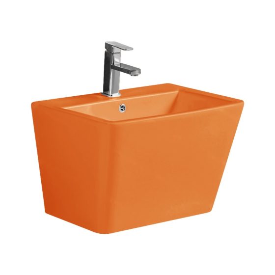LT-503-M-O colored wall-hung-basins