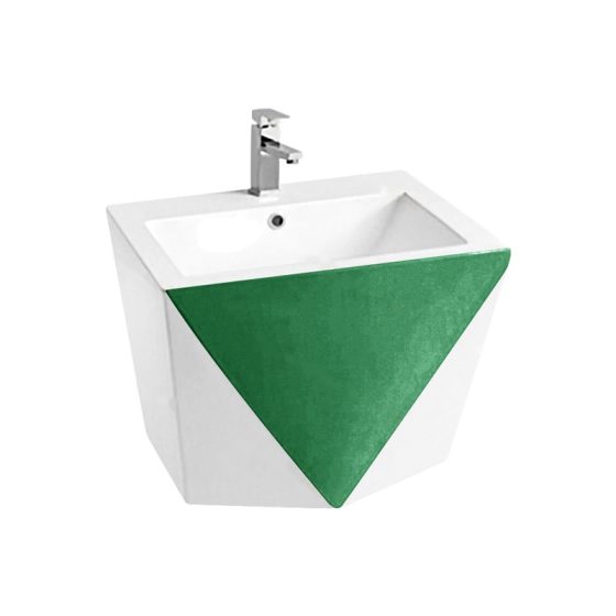 LT-507-CG-WG gold wall-hung-basins