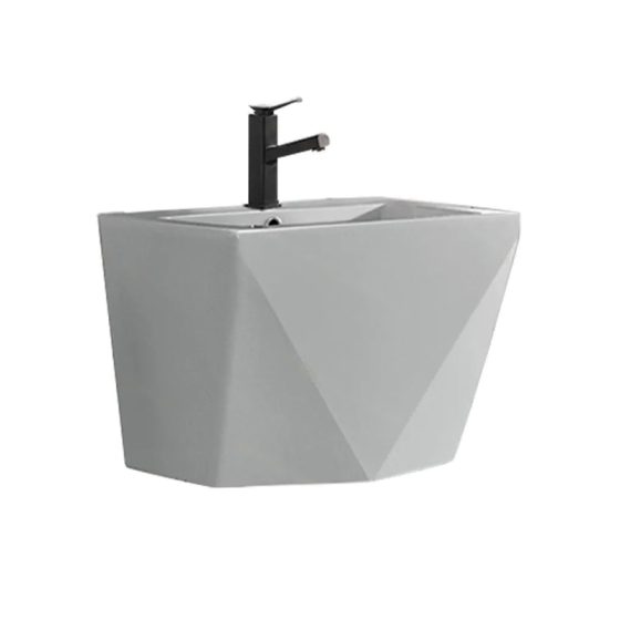 LT-507-M-LG grey wall-hung-basins