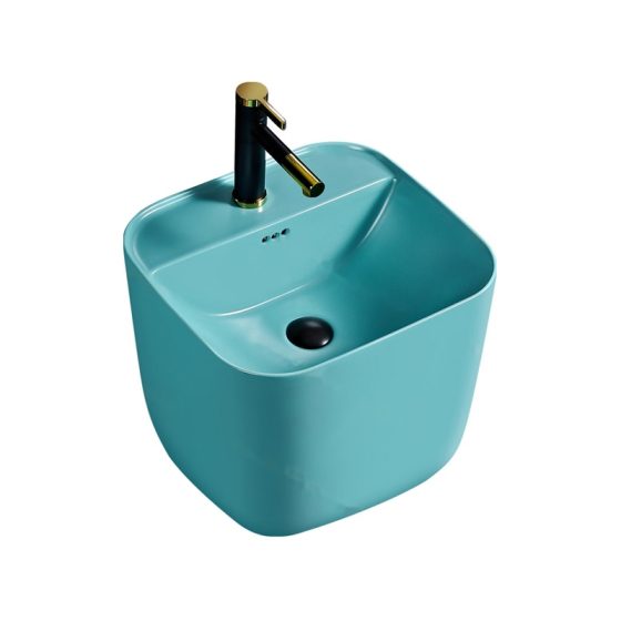 LT-5100-CG-CY colored wall-hung-basins