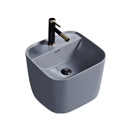 LT-5100-CG-DG patterned wall-hung-basins